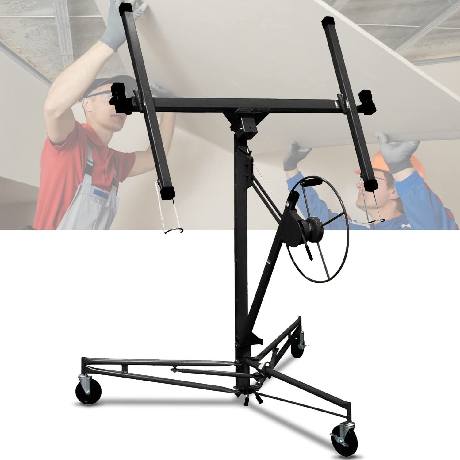 Trockenbau Hebebühne 4m - 50kg Tragkraft Für Gipskarton Platten