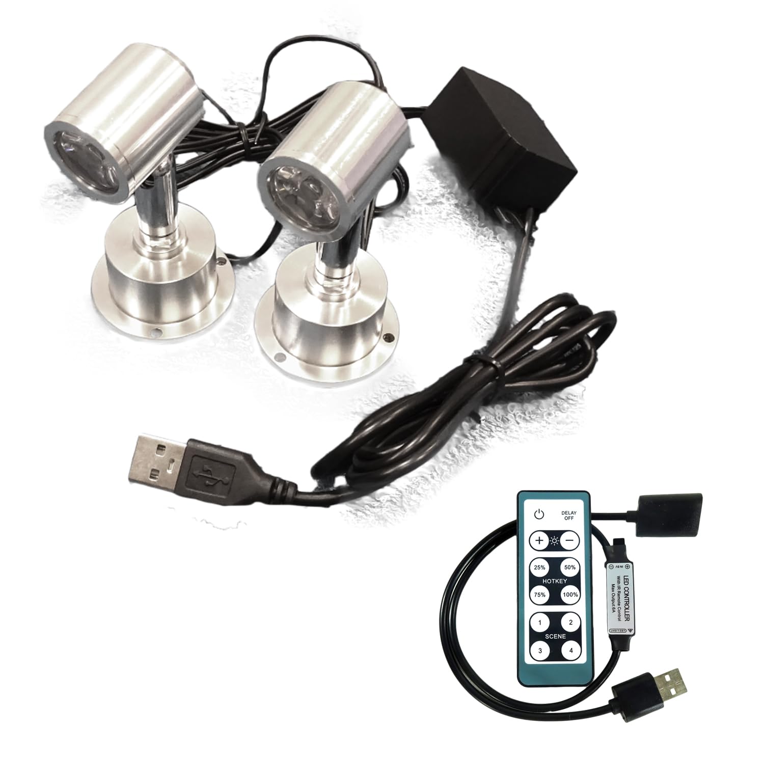 Amazon.co.jp : A.H.J モバイル 電源可 USB式 スタイリッシュ LED 小型