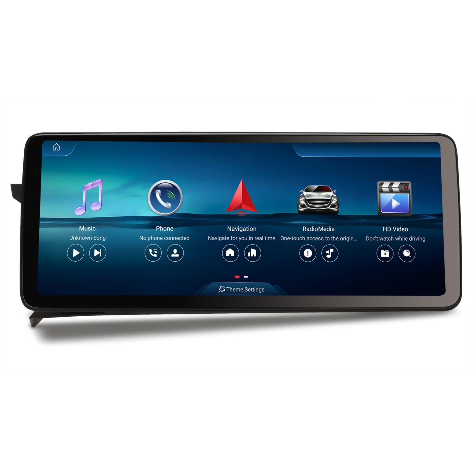 Erisin Qualcomm 8GB+128GB 12,3 Pulgadas Android 14 Radio Coche GPS para Mercedes Benz Clase C W204 S204 NTG 4.5 Soporta Navegador CarPlay Android Auto Bluetooth Dab+ WiFi 4G DSP Pantalla IPS Estéreo