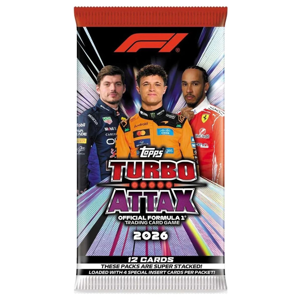 Topps Turbo Attax F1 2026 Official Trading Card Game Pack