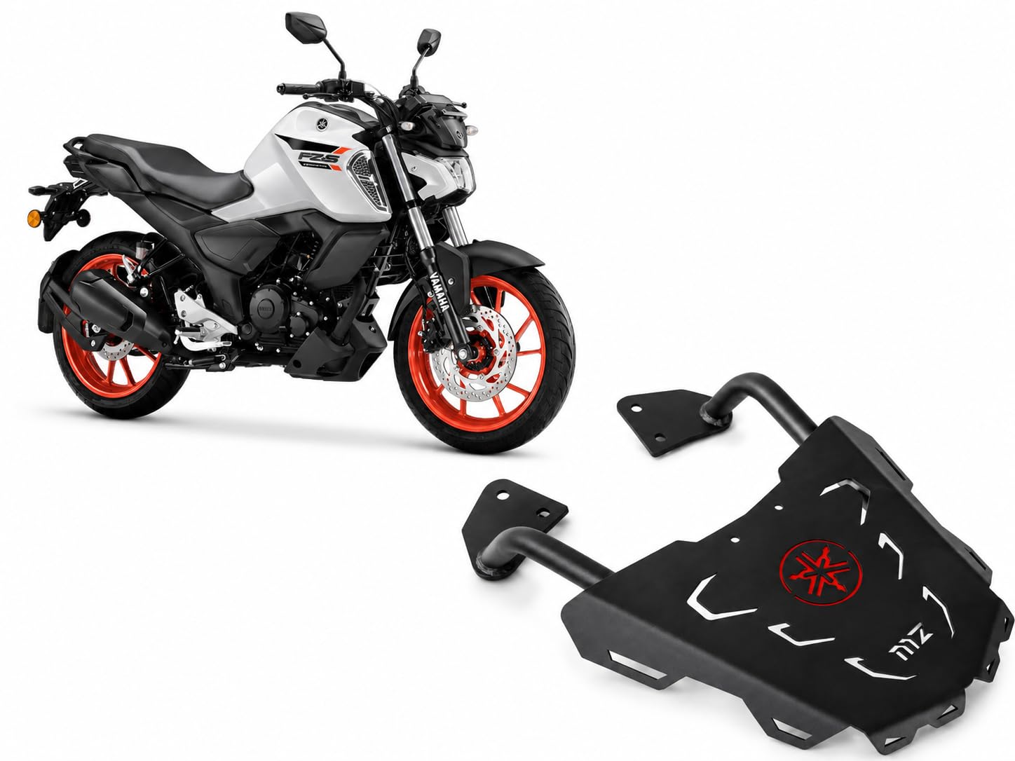 MOXZILLA Sporty Top Rack for Yamaha FZ -v3 / FZ-S v4/ FZ-v4 Hybrid