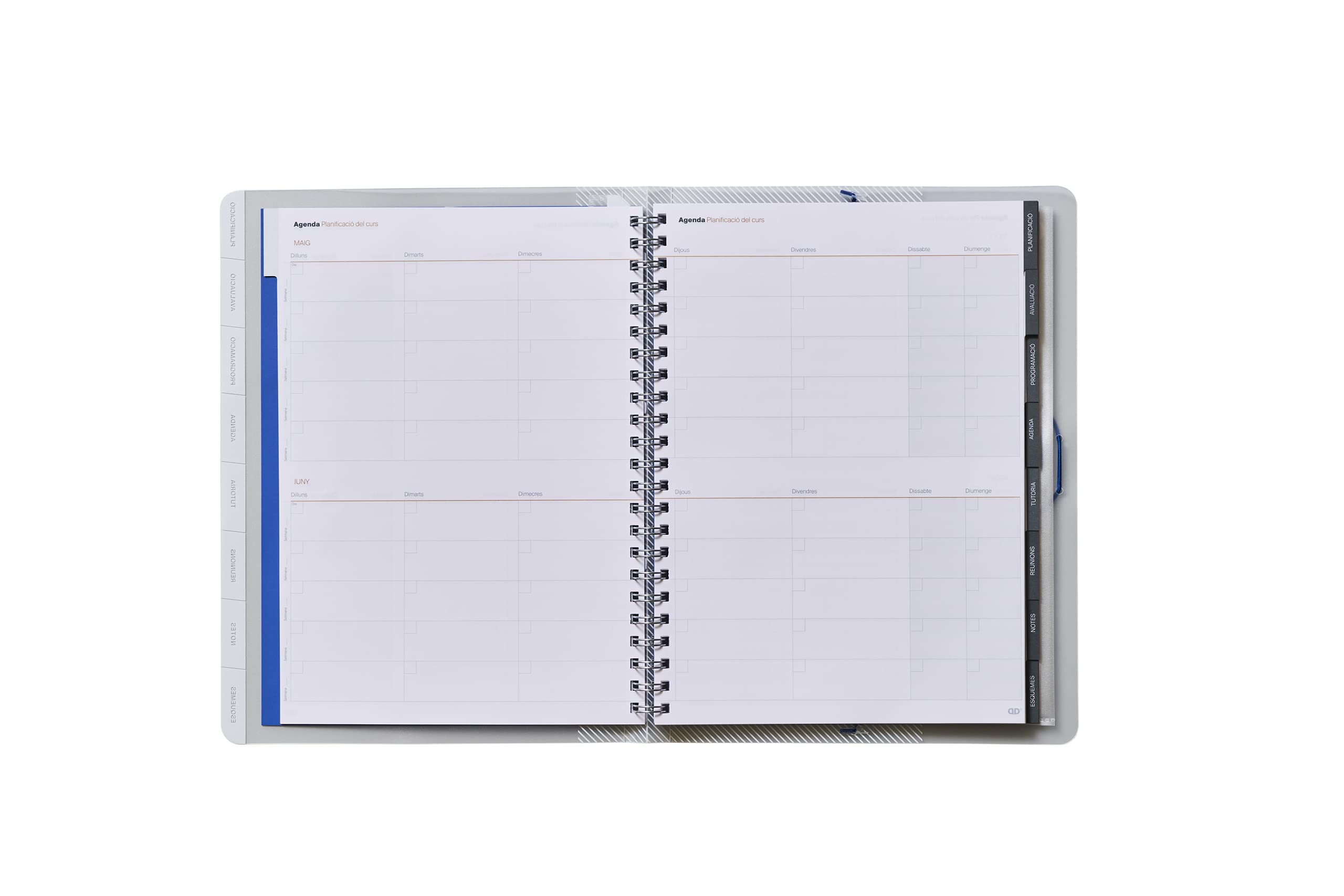 ADDITIO - Carpeta Global para el profesorado | Evaluación | Agenda | Tutoría | Reuniones | Tamaño 24 x 32 cm. | Catalán | Lila