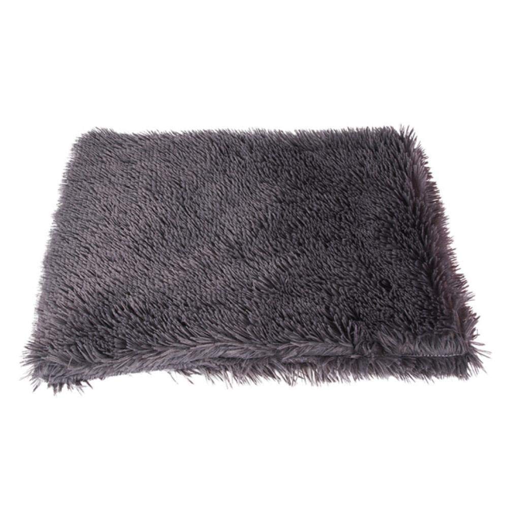 Cuccia per Cuccioli di Gatto Coperta per Cani da Compagnia Coperta per Cuccia, Grigio, L