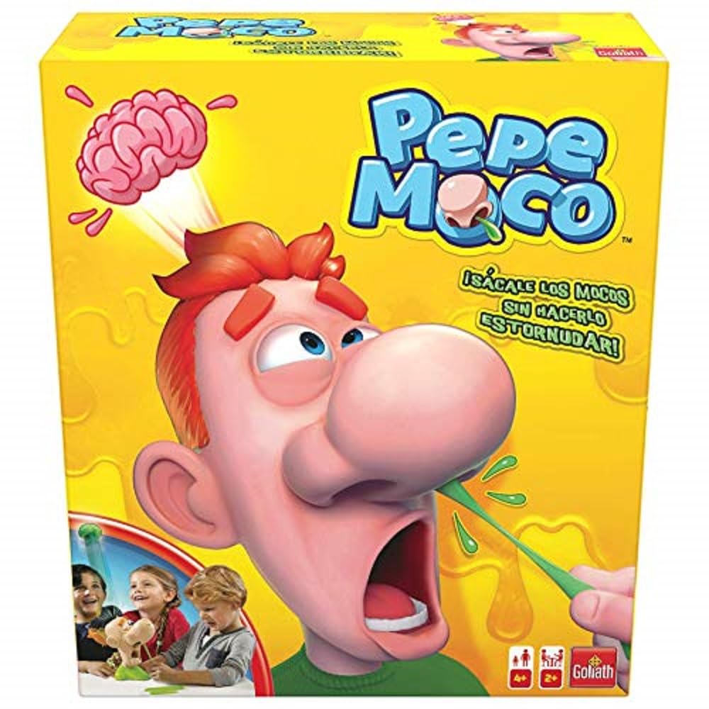 Goliath - PEPE MOCO - Divertido Juego de Mesa para Niños de 4 Años - Juego Infantil Con Mocos y Cerebros - Emoción y Risas Aseguradas - Regalo para Niños y para Reuniones Familiares - Version Español