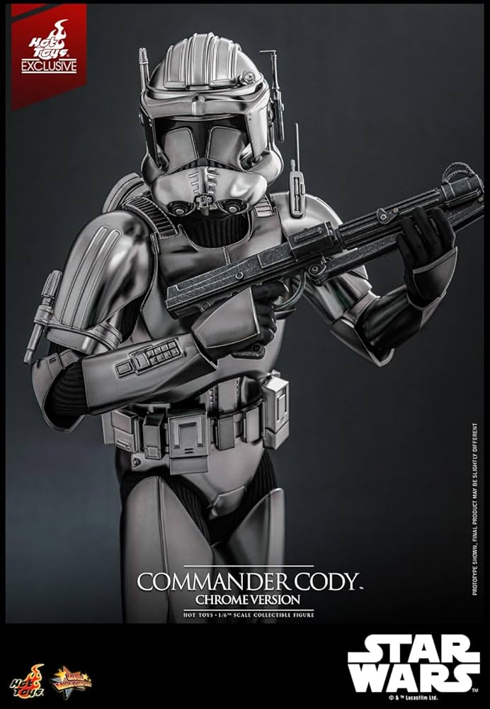 SF・ファンタジー・ホラー Hot Toys Commander Cody Chrome Version Amazon.com: Hot Toys Commander Cody (Chrome) Star Wars ROTS