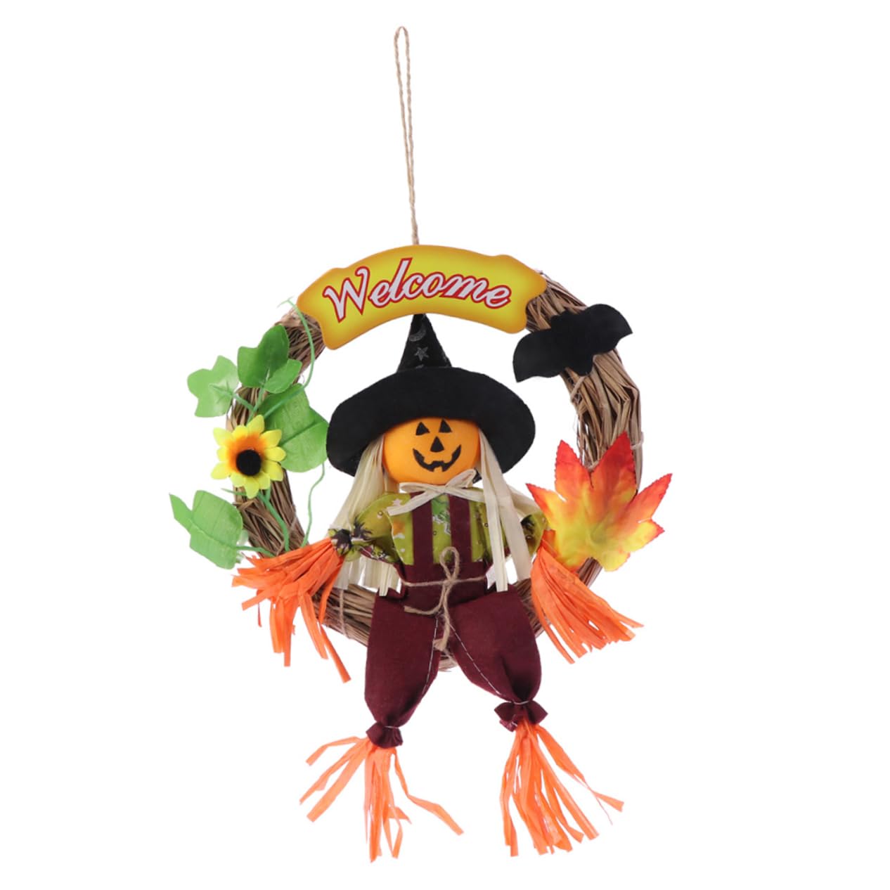 BESPORTBLE 2 Pcs Smiling Face Pendant Halloween Decorations Door Hanging Wall Hanging for Random Color