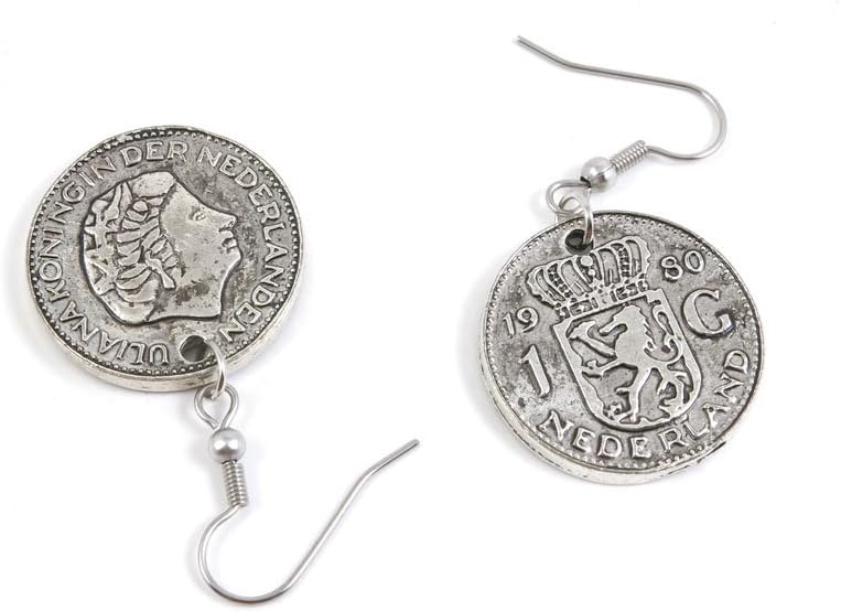 25 Pairs Netherlands Coin Ear Hooks Earring Supply Jewelry Making Charms F3SJ3