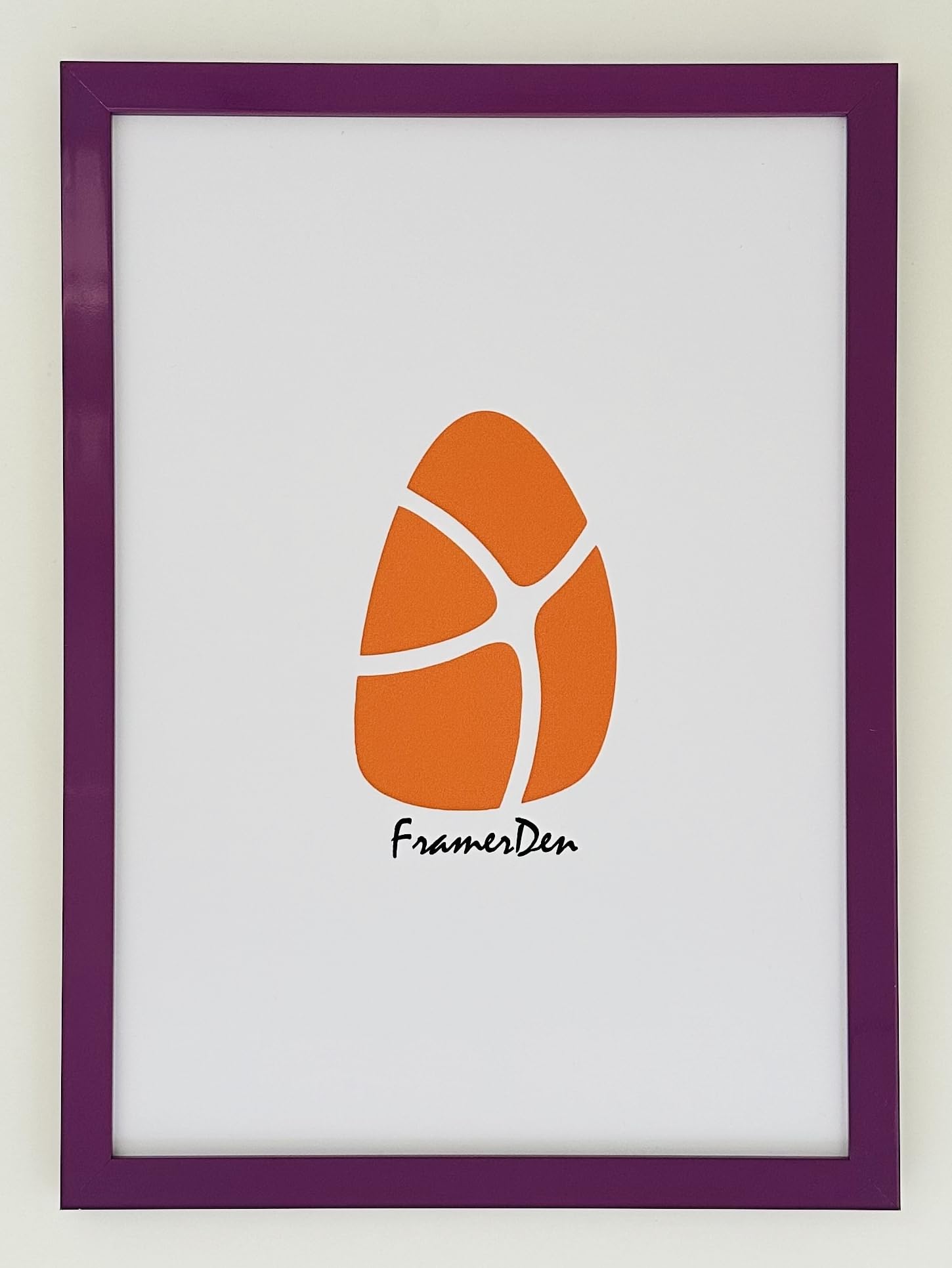 FramerDen® A3 Puple Poster Picture Frame Fits 29.7 x 42 cm Size Poster Photo Artwork Print, Portrait & Landscape Wall Mountable, Perspex Front and MDF backing