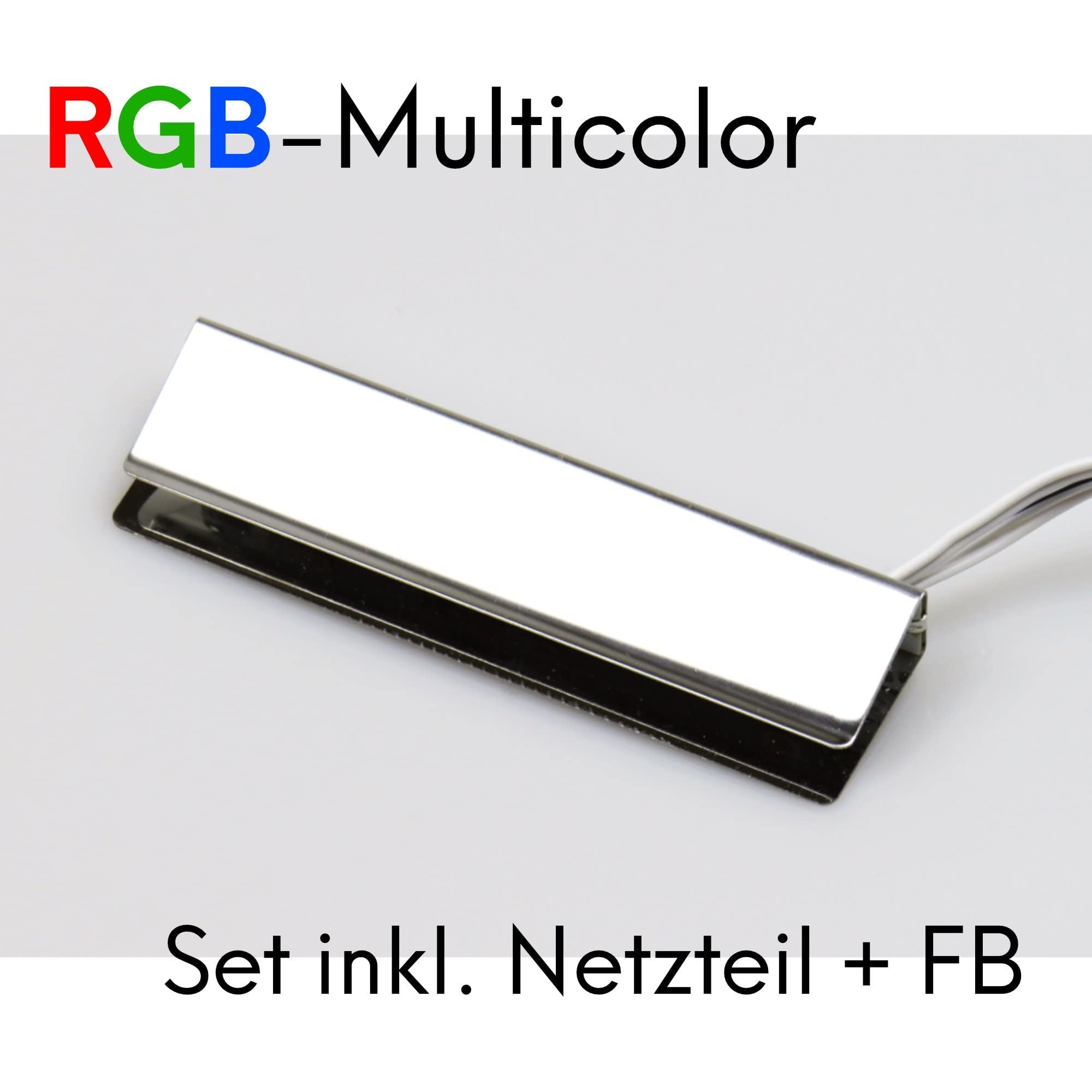 Éclairage LED RVB Pour Bord En Verre De Vitrine Clip