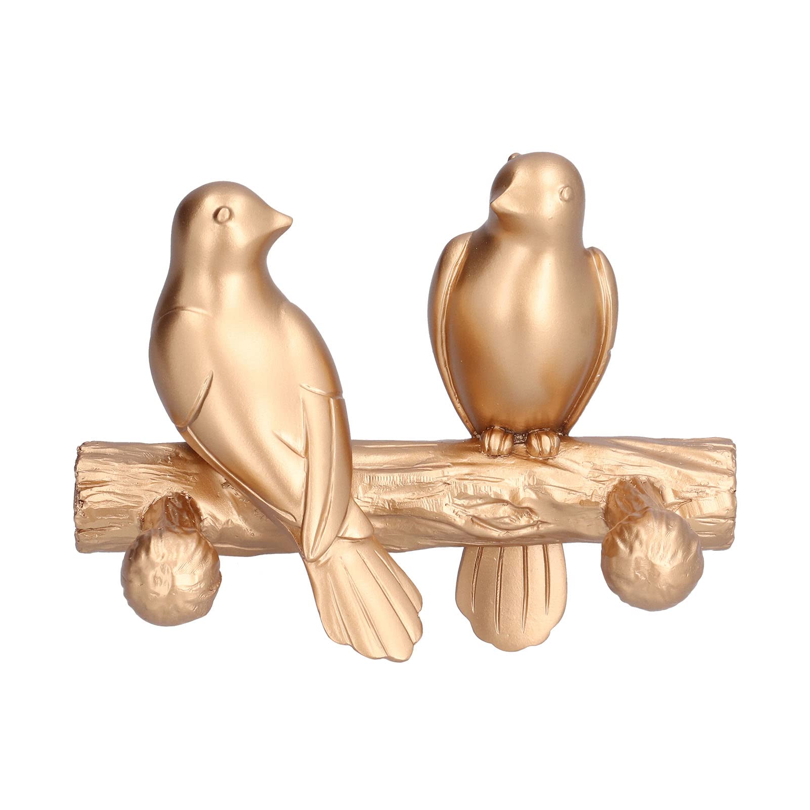 B18JPsF Bird Branch Shape Wall Decoration Hook,Chuangyi Resin Decorative Hook,Home Decoration,For Hanging Towels,Gowns,Hats Or Jackets.White,Metallic,Gold,Optional(Gold)