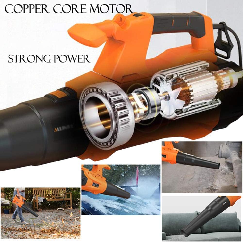 Convenient Electric Corded Leaf Blower,5 Gear Variable Speed,3600W-4500W High-Power Motor,6-Meter Power Cord and 20-Meter Extension Cable,Free Shoulder Strap