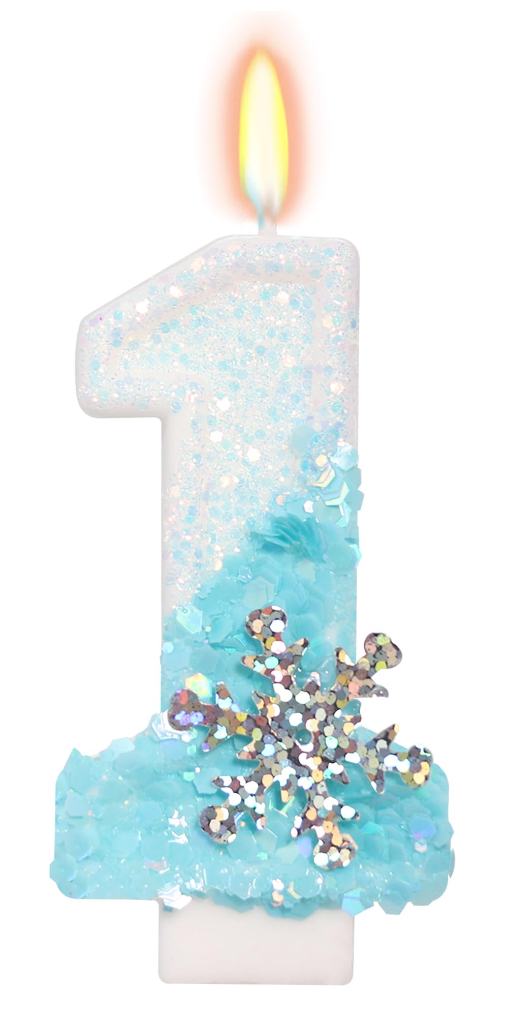 Frozen Birthday Candles - Snowflake Party Decorations -17