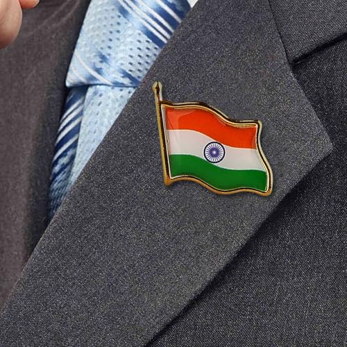 Image of Country Flag Brooch Metal Alloy Souvenir Pin Shirt Hat Backpack Jewelry Accessories Decoration Party Christmas Gift Badge International Travel Pin