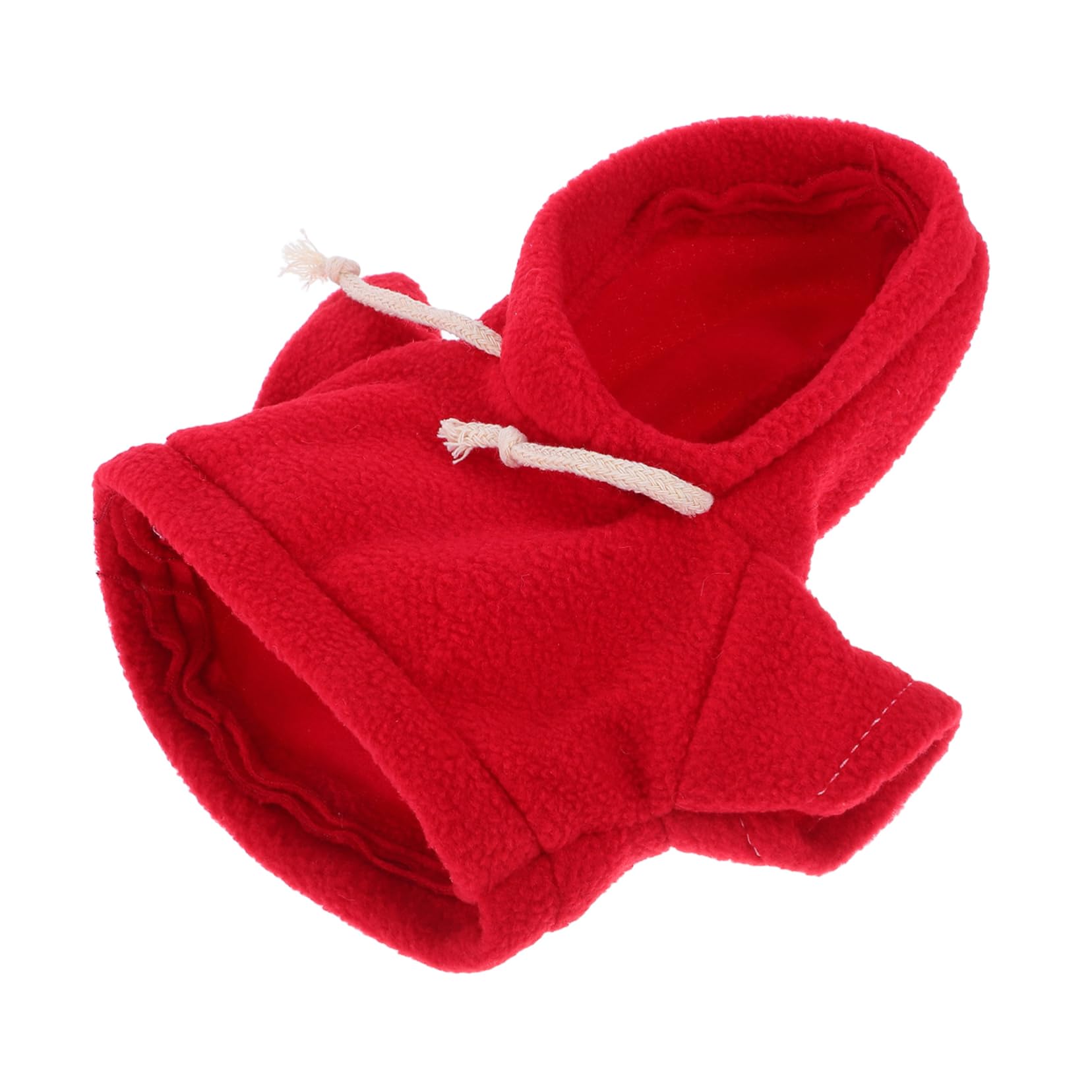 minkissy Plush Toy Bear Clothes Small Red Sweatshirt Outfit for 30cm Dolls Replacement Accessory Suitable for Stuffed Animals and DIY Doll Sewing Projects