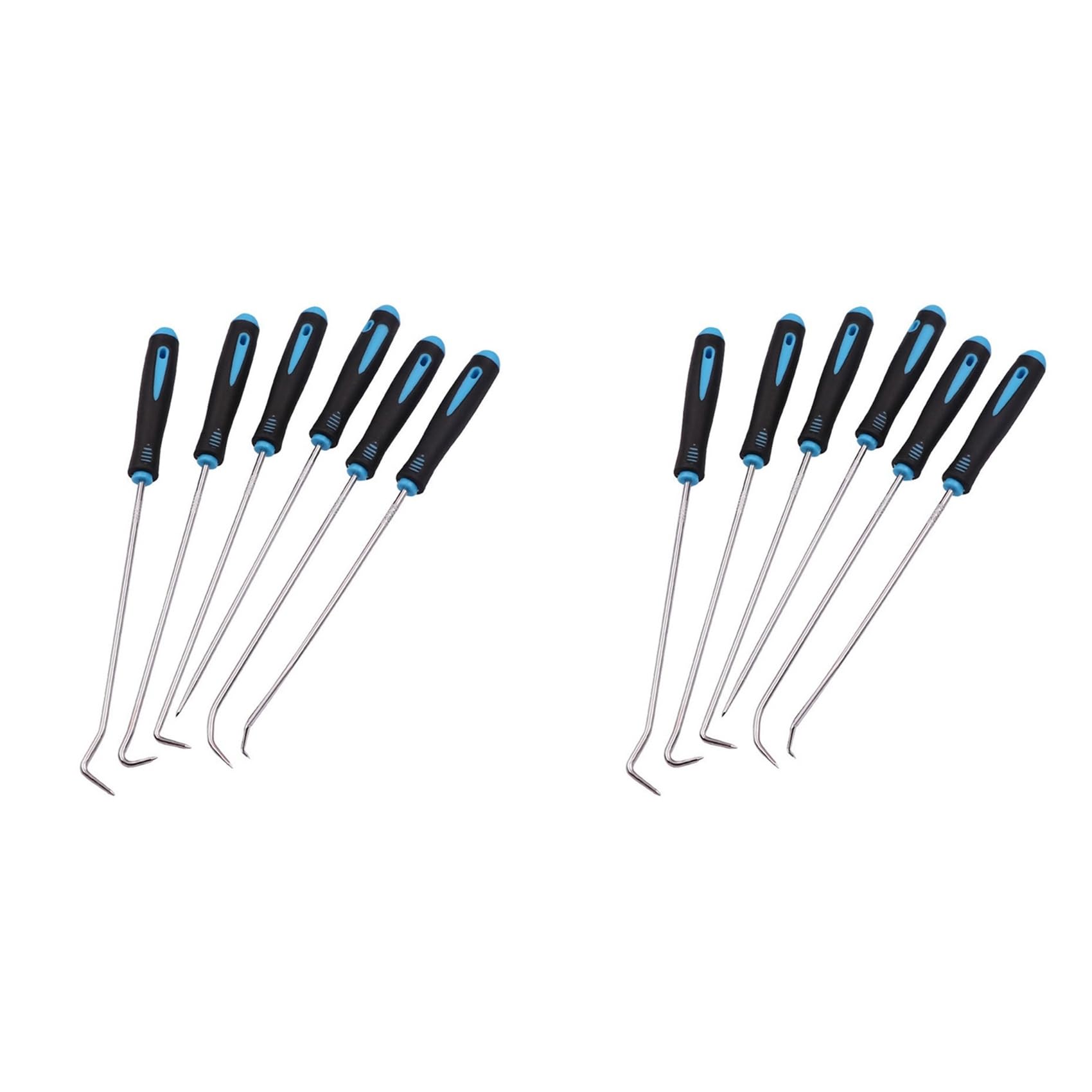 Jnchdghwa Blue & Black 12Pcs Car Auto Vehicle Oil Seal Screwdrivers Set O-Ring Seal Gasket Puller Remover Pick Hooks
