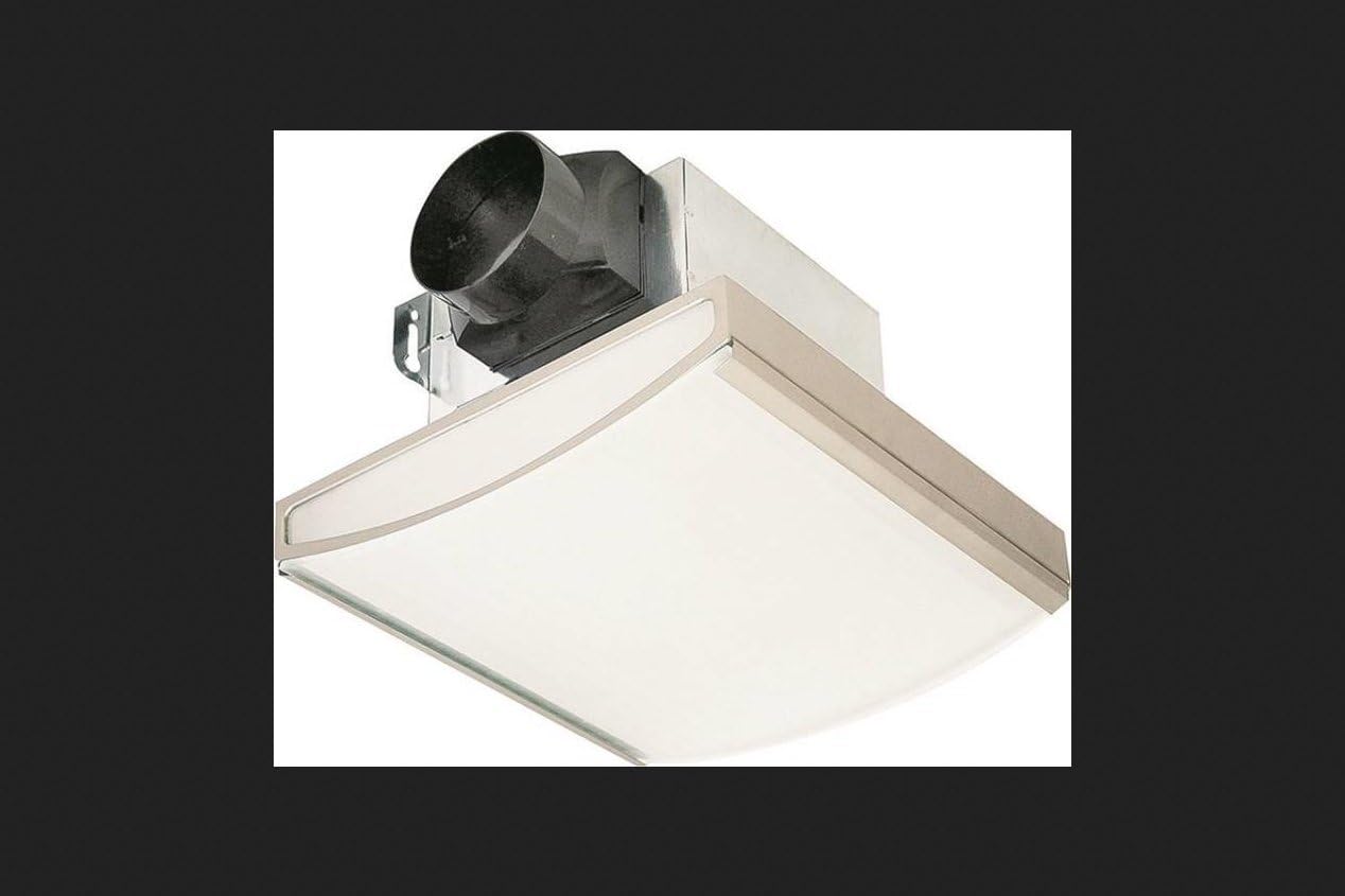 AIR KING AMERICA AKLC70SLN 70 CFM Decorative Quiet Exhaust Fan, Nickel