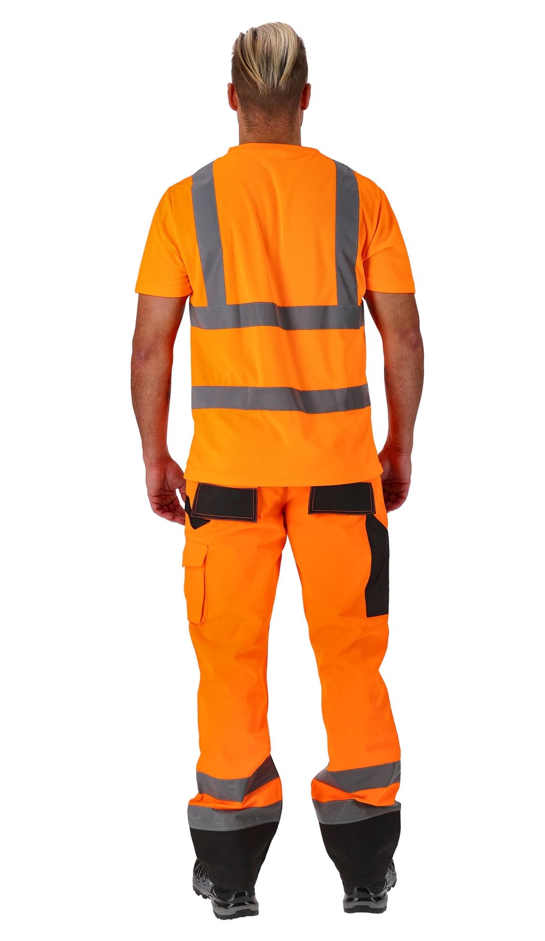 Lahti PRO T-shirt haute visibilité pour bébé garçon Jaune/orange (orange), XL
