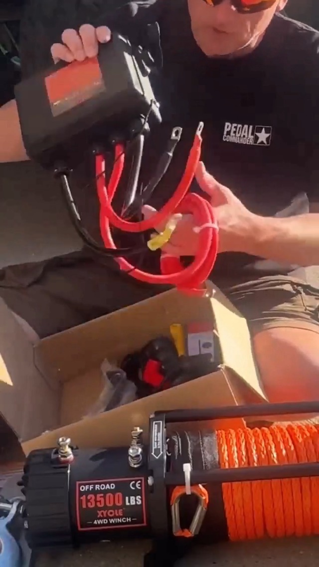 Amazon.com: XYCLE13500LB Winch12V Electric Winch with Synthetic