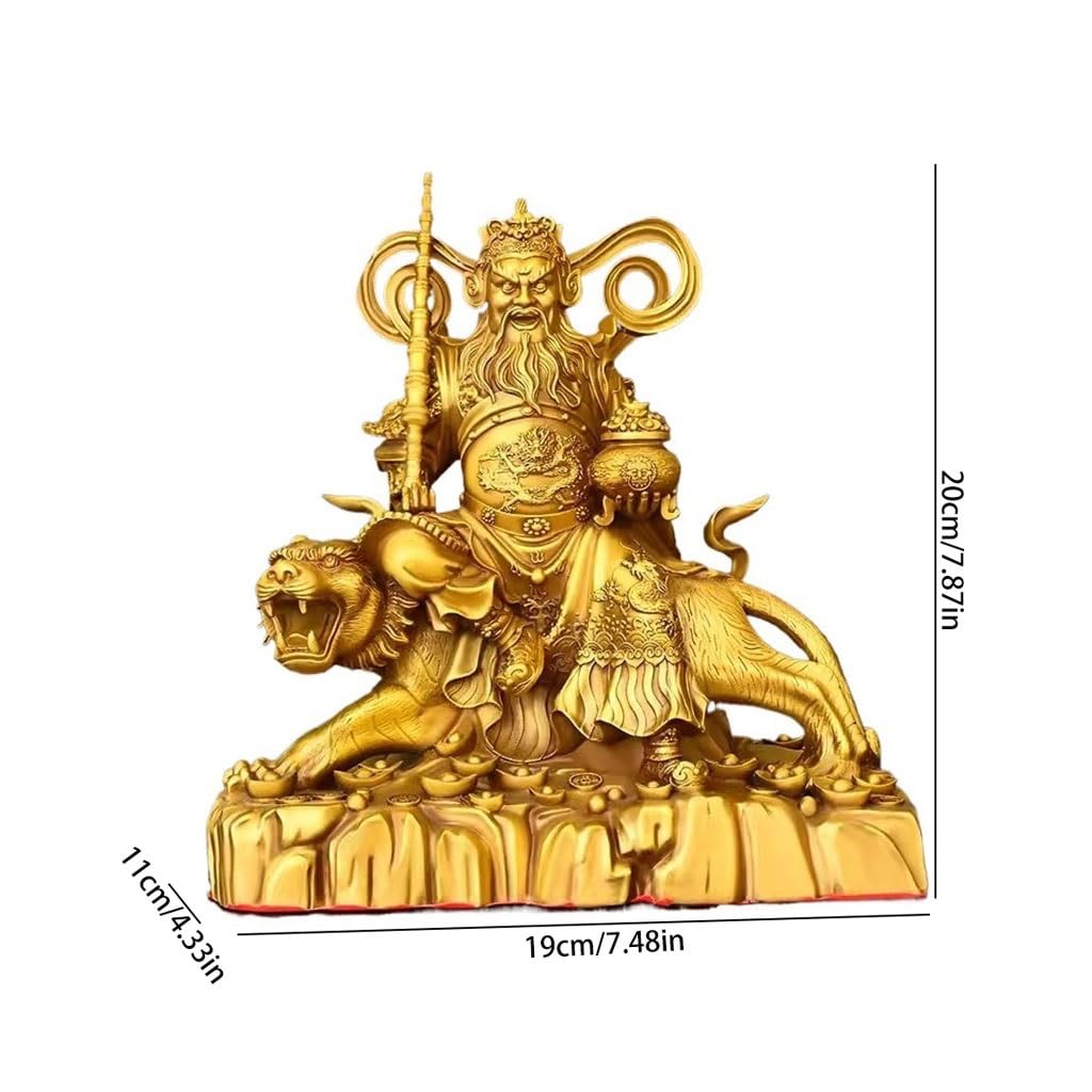 RLKHXBS Buda Sala de Estar adoración para el hogar Figura Pura Figura de latón