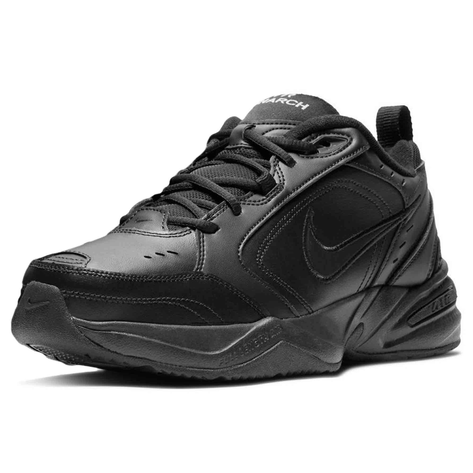 Nike Air Monarch IV Laufschuhe für Herren, Schwarz - schwarz (Black/Black 001) - Größe: 42 EU