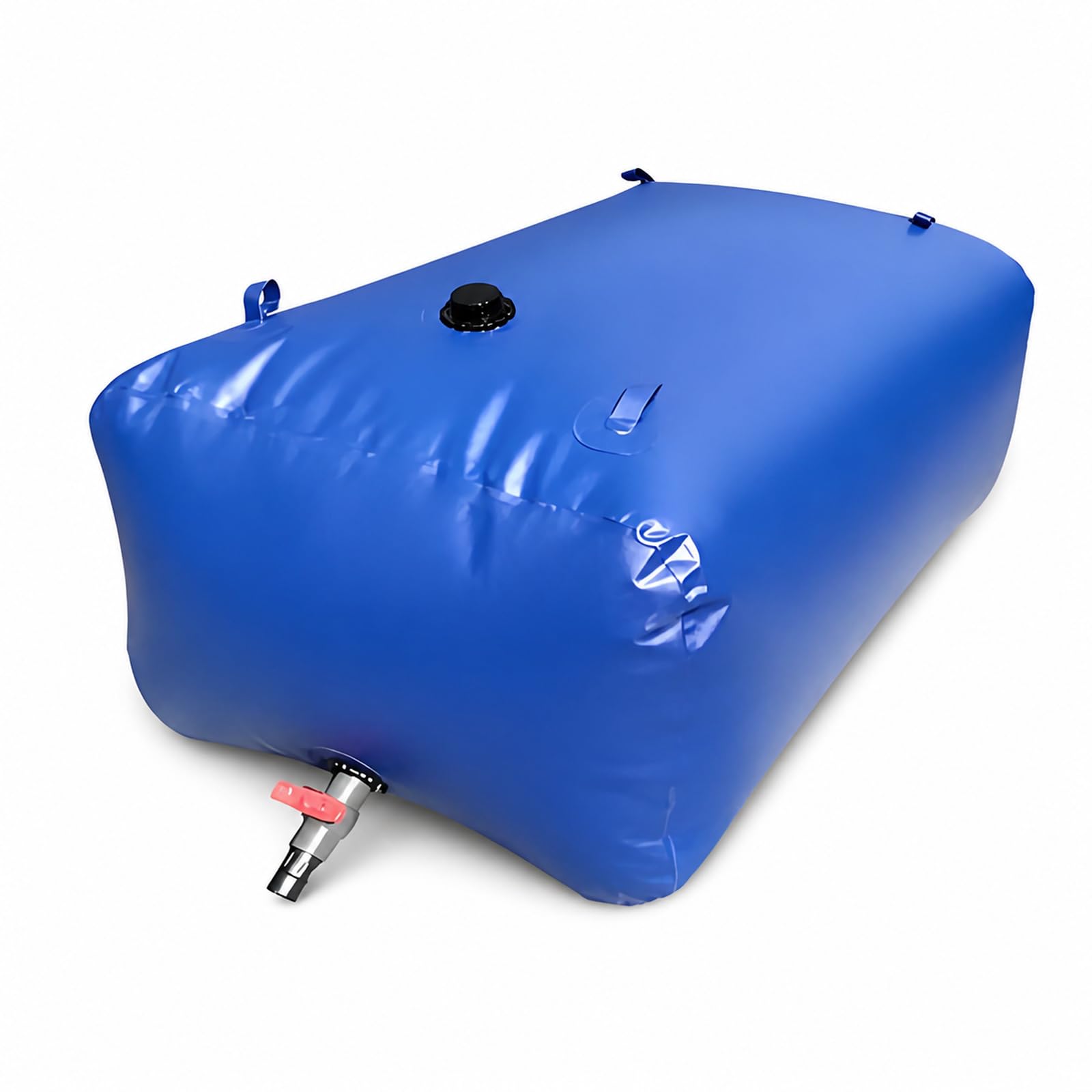 Bolsa De Agua Plegable Engrosada,DepóSito De Agua Plegable De PVC,Vejiga del Almacenamiento De Agua con VáLvula,FáCil De Usar,para Acampar,para Resistencia A La SequíA,Riego