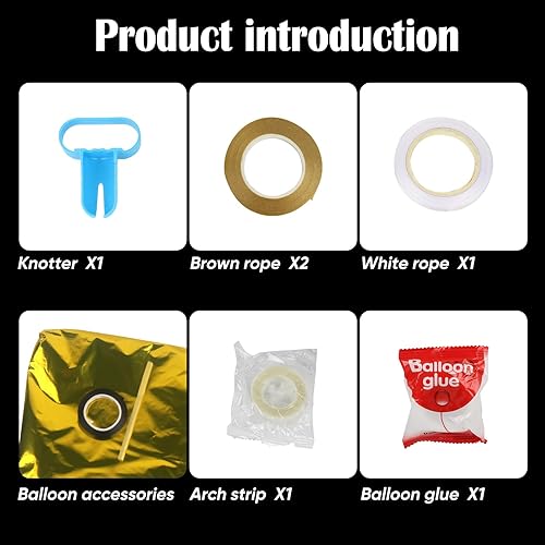 Miniatura 3 de Kit de guirnalda de arco de globos con texto en inglés Happy 16th Birthday en negro y dorado Decoración temática de fiesta de cumpleaños de 16 años