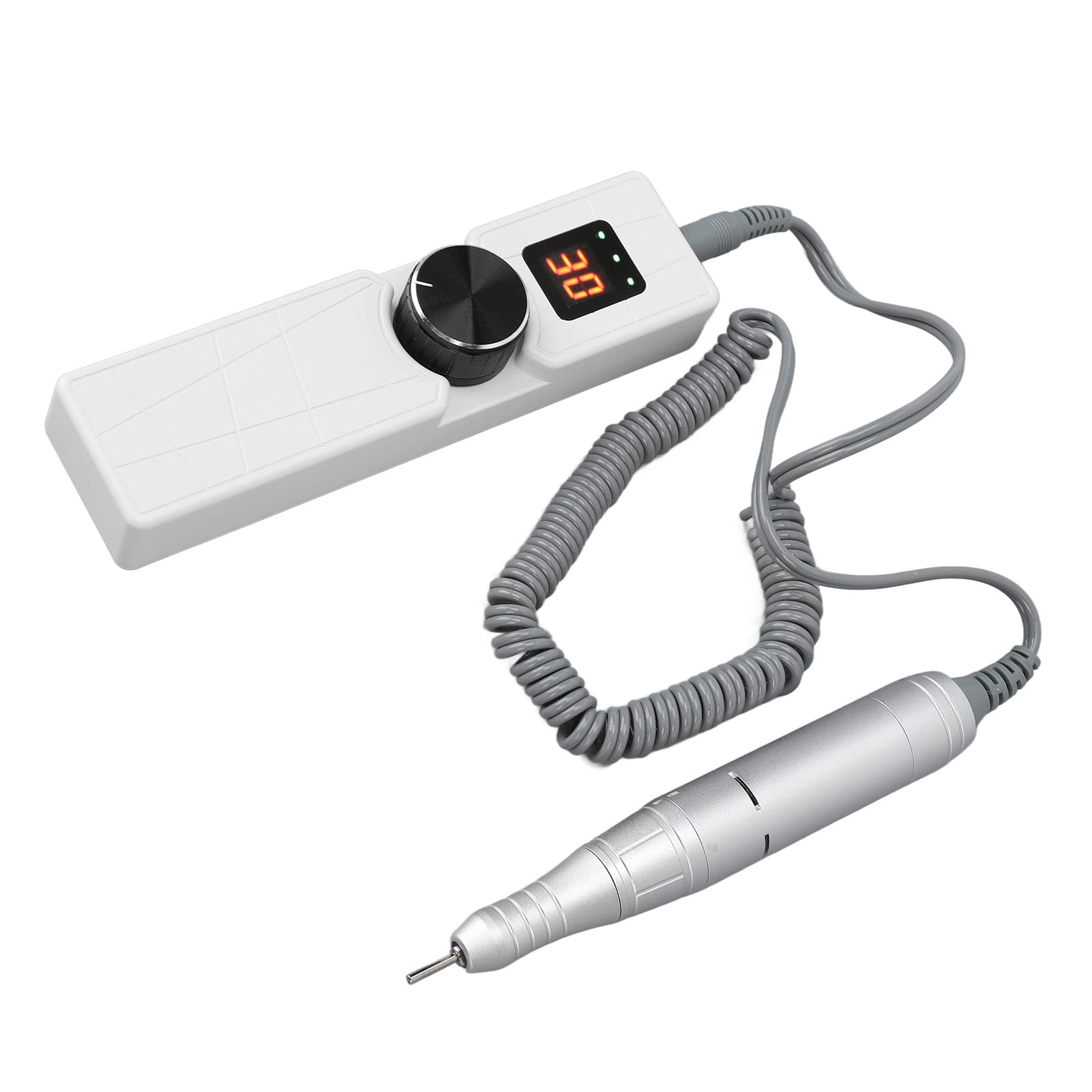 Generic Macchina per trapano per unghie LCD, portatile, ricarica USB, lima elettrica per unghie con velocità regolabile 0 a 30000 giri/min, per manicure e pedicure a casa e in salone
