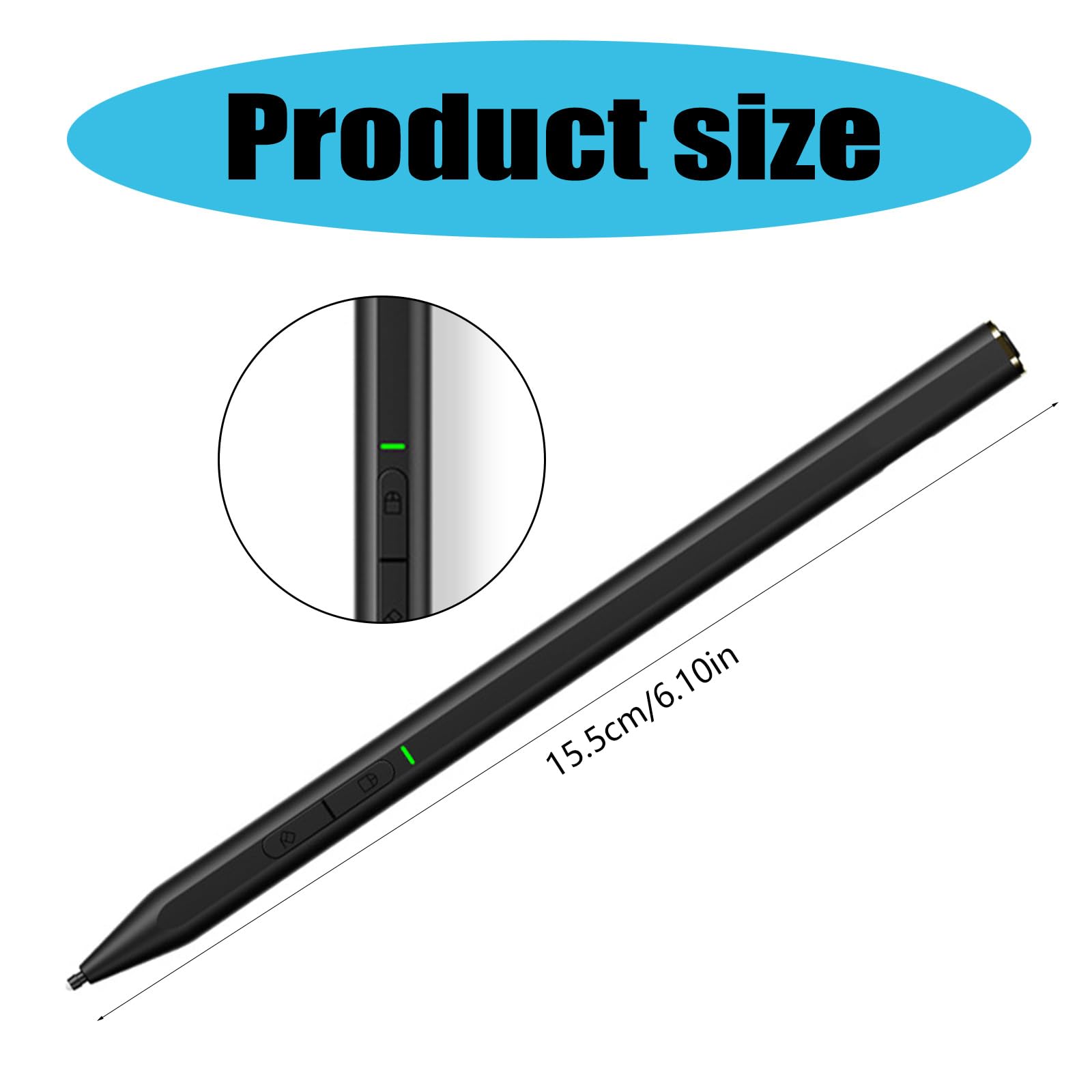 Lápiz capacitivo MPP2.0 para rechazo de palmas con 4096 niveles de presión, lápiz para tablet 10/11/9/8/7, accesorios para tabletas