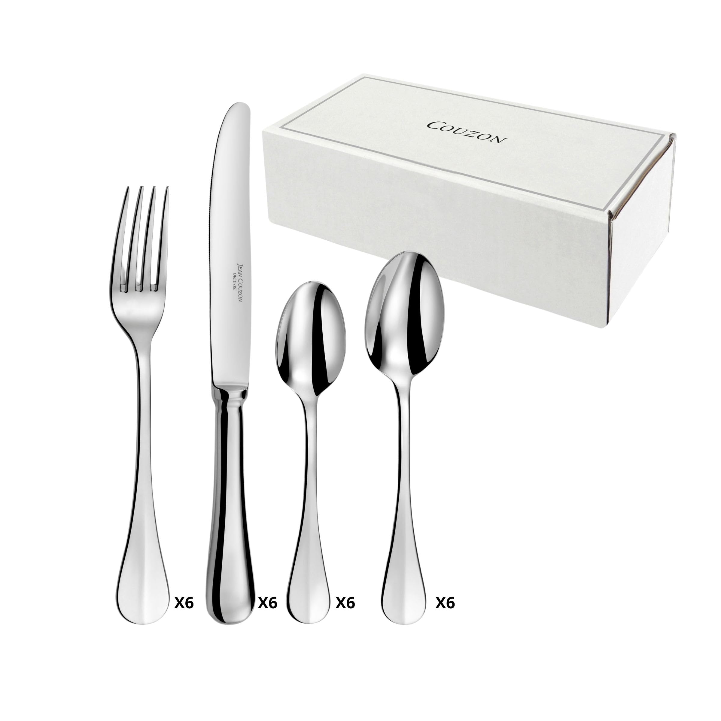 Couzon Heritage 24-Piece Cutlery Set