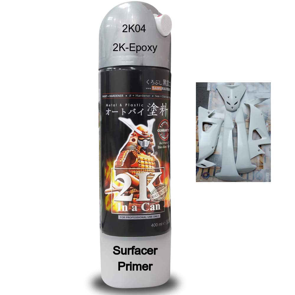 Samurai Kurobushi 2K PU Spray Paint Coat 2K04 EPOXY SURFACER PRIMER