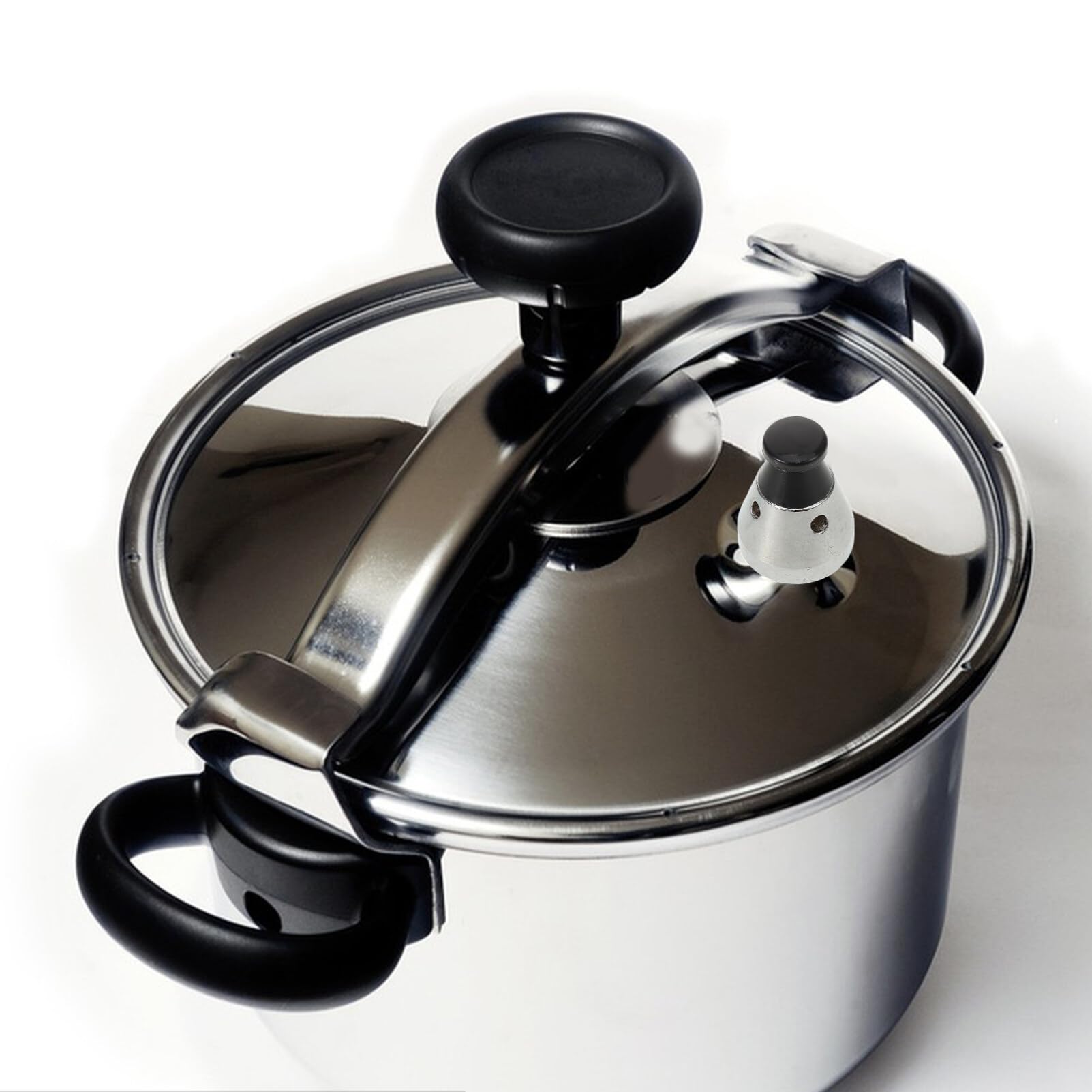 OSALADI Pressure Cooker Valve, Universals Pressure Cooker Relief Jigger Valve Exhaust Valve Replacement Safe Regulator Accessories for Weight Pressure Control