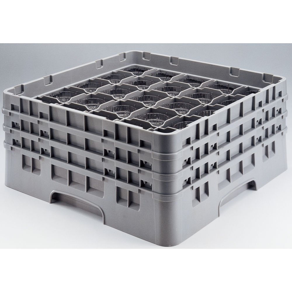 Camrack Glass Rack, W/2 Extenders, Full Size, Low Profile, 36 Compartments, 2-7/8'' Max. Dia., (4 Pieces/Unit)