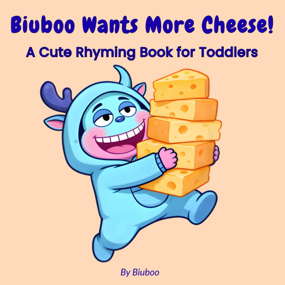 Biuboo Wants More Cheese!: A Cute Rhyming Book for Toddlers about Daily Routines and Yummy Snacks (The Cheesy World of Biuboo)