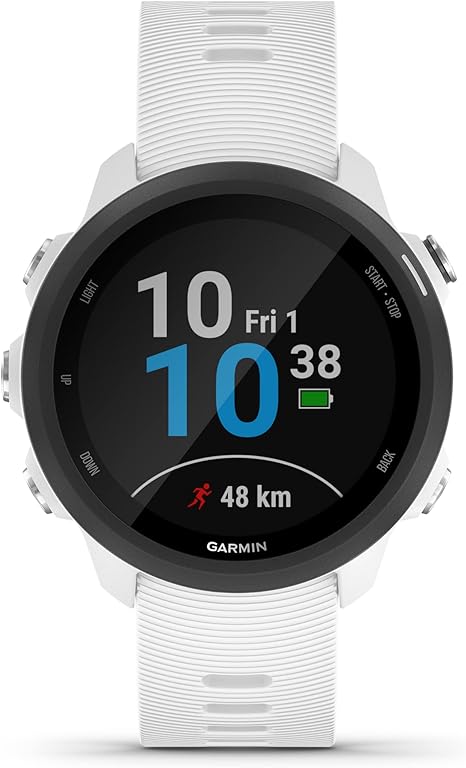 garmin forerunner 245 music running watch white