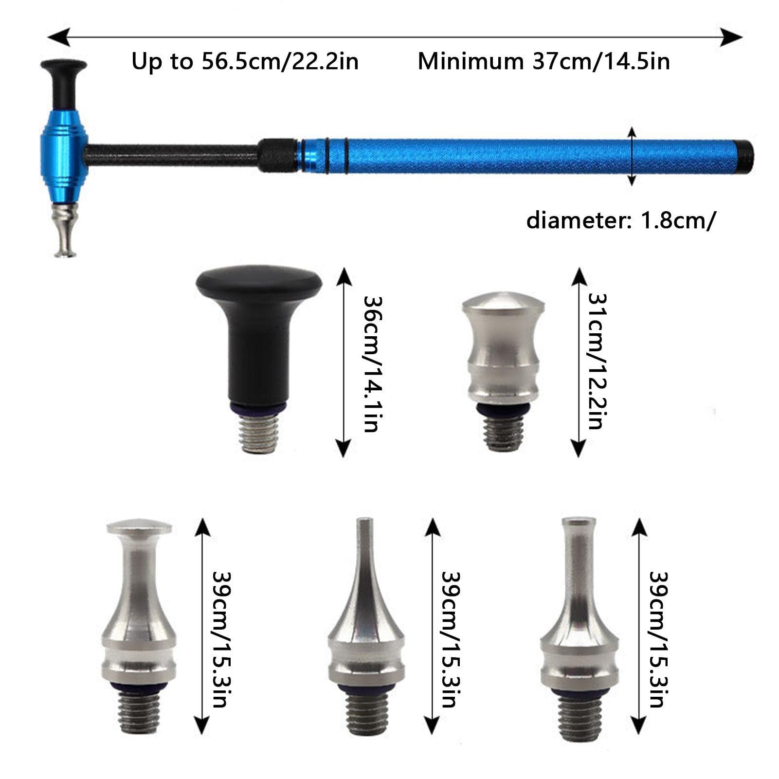 Set Di 4 Strumenti Per Riparazione Ammaccature Senza Vernice Per Auto