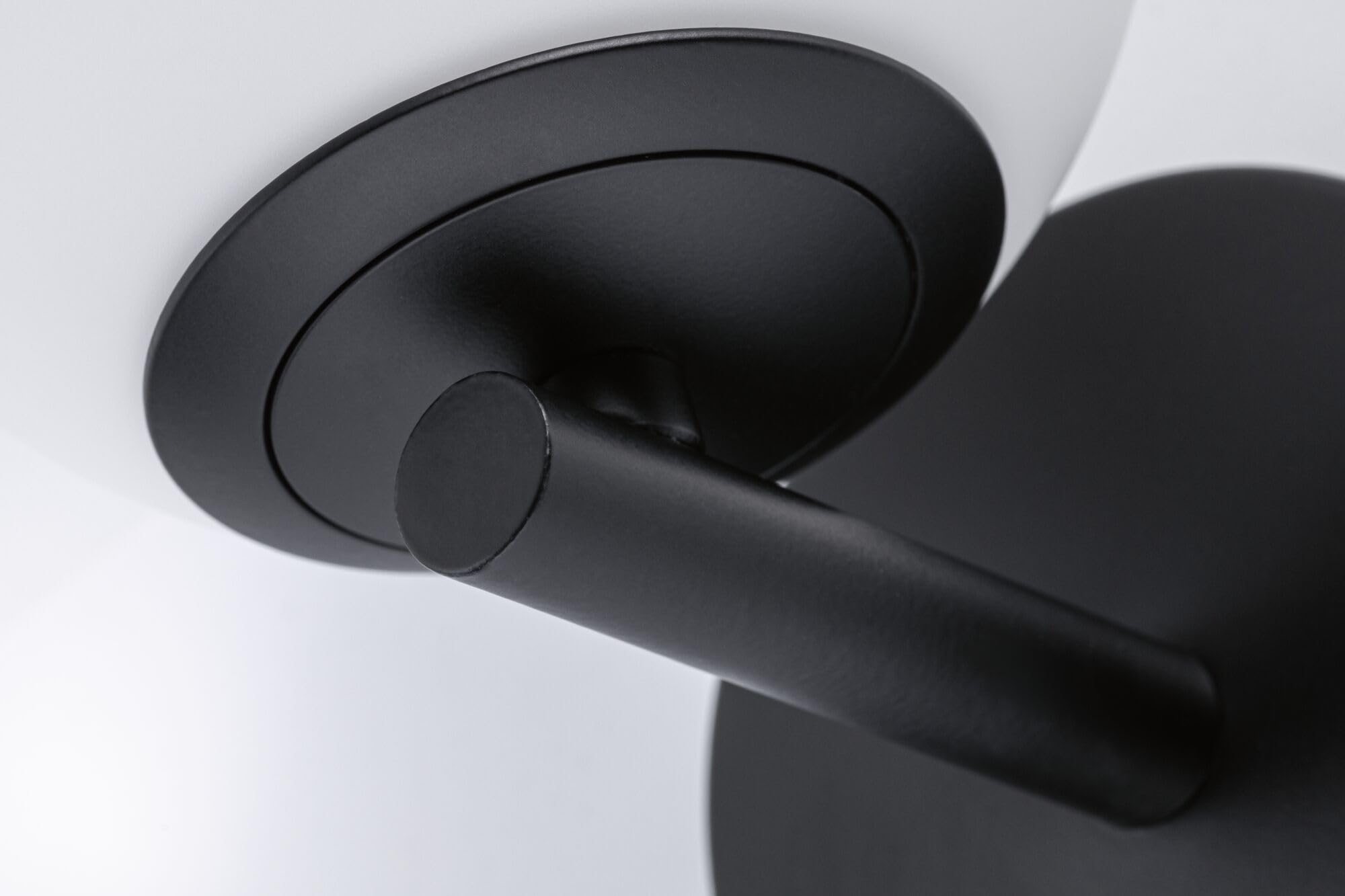 Paulmann 71074 Aplique LED Selection Bathroom Gove IP44 3000K 400lm 230V 5W, negro mate, satinado luminaria de baño