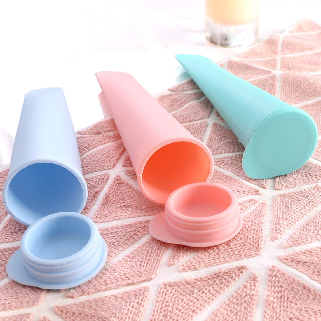 Moldes Helados Silicona, Moldes para Helados y Polos, Moldes Polos Niños, Ice Cream Mold, Ice Lolly Moulds, Sin BPA Molde para Hacer Helados Caseros