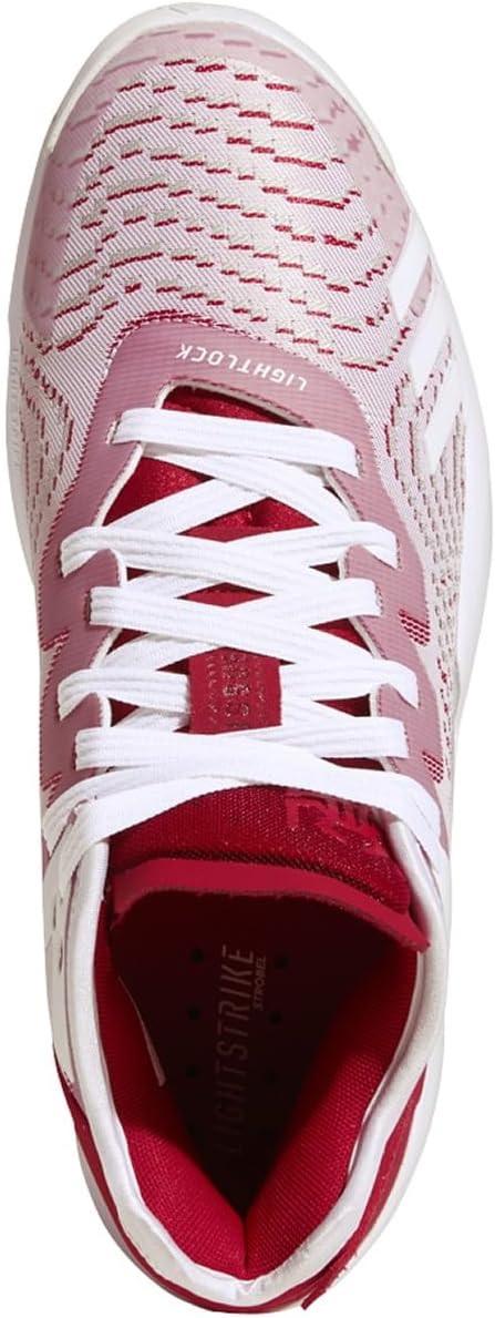 adidas Donovan Mitchell D.O.N. Issue 4 Mens Basketball Shoes in White and Red - Image 2