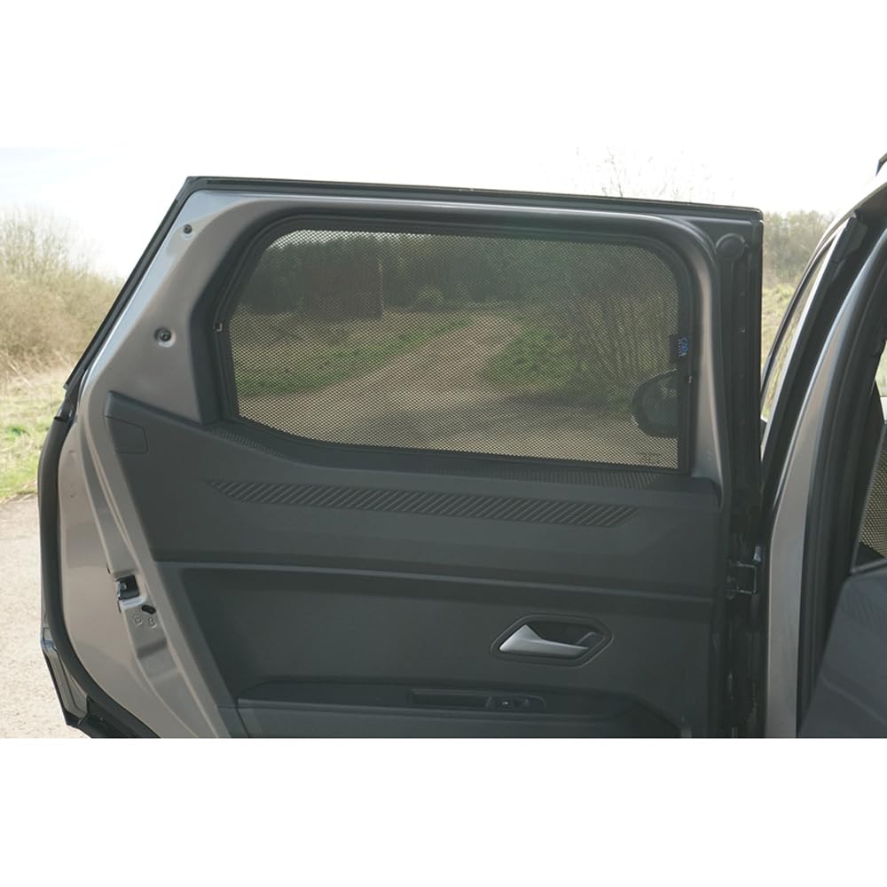 CAR SHADES Set (Porte Laterali Posteriori) Compatibile con Dacia Duster III 2024- (2-Parti) Tendine Parasole su Misura