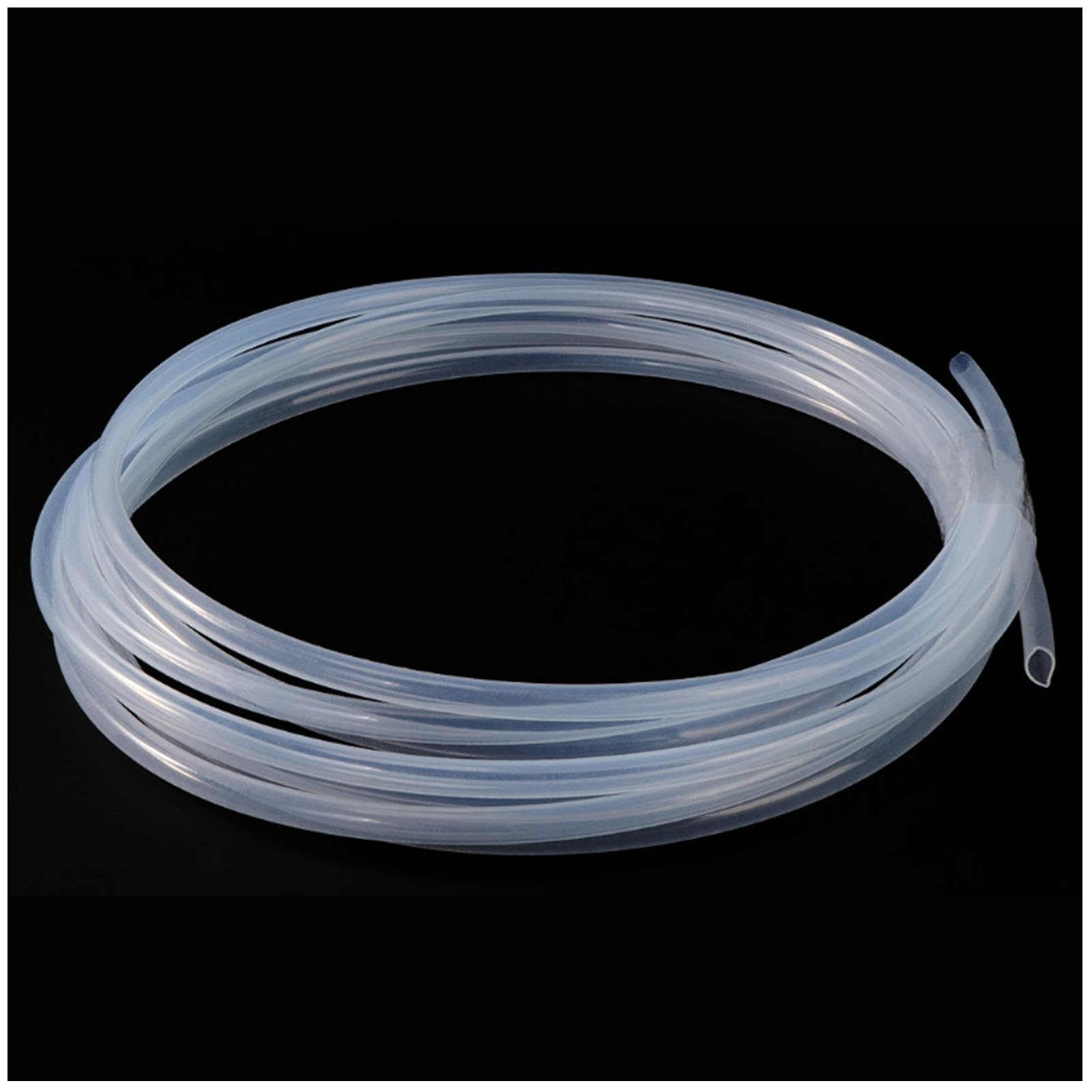 CXGBQSJ Industrial Grade Teflon Tube PTFE Hose Low Friction Wear Resistant Tubing for Electrical Insulation Fuel Lines,ID3.2mm*OD4.8mm/5m