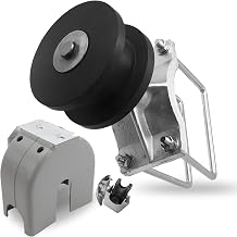 4" Square Post x 2" Chain Link Fence Gate Frame-Cantilever Gate Wheels Cantilever Slide Gates Cantilever Gate Rollers B - 4" Square Post with Covers - 1Pack
