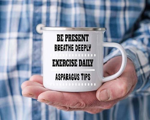 Miniatura 4 de Inspiring Gift for Aspiring People - Asparagus Tips for Daily Motivation and Inspiration - Present for Sister on Christmas - 12 Oz White Stainless