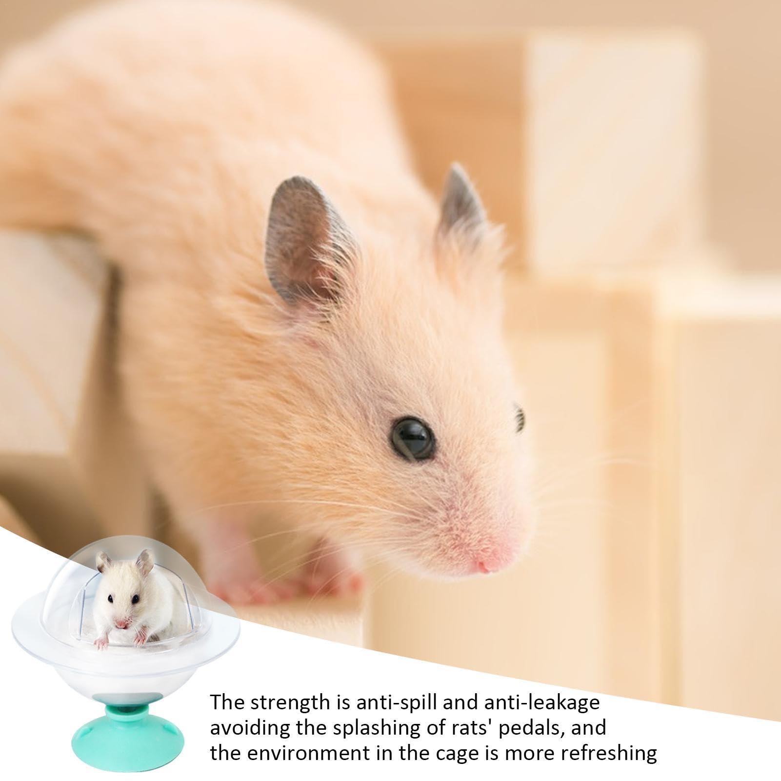 Vaschetta Per Bagno Di Sabbia Per Criceti - Trasparente, Facile Da Pulire, Per Piccoli Animali - Foto 13