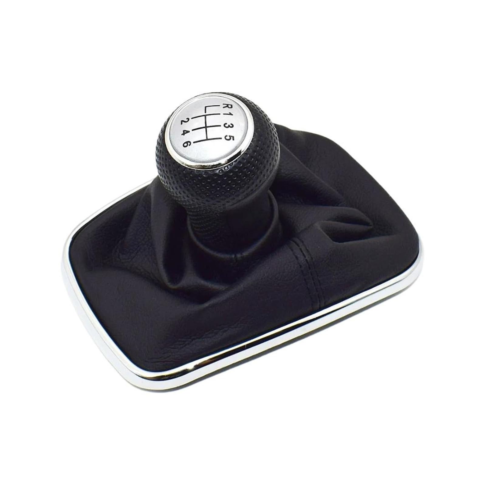 Glblpexelr 6-Speed For Vw For Golf/For Bora 3 4 5 Sporty Gear Shifter Knob Pu/Abs Plastic