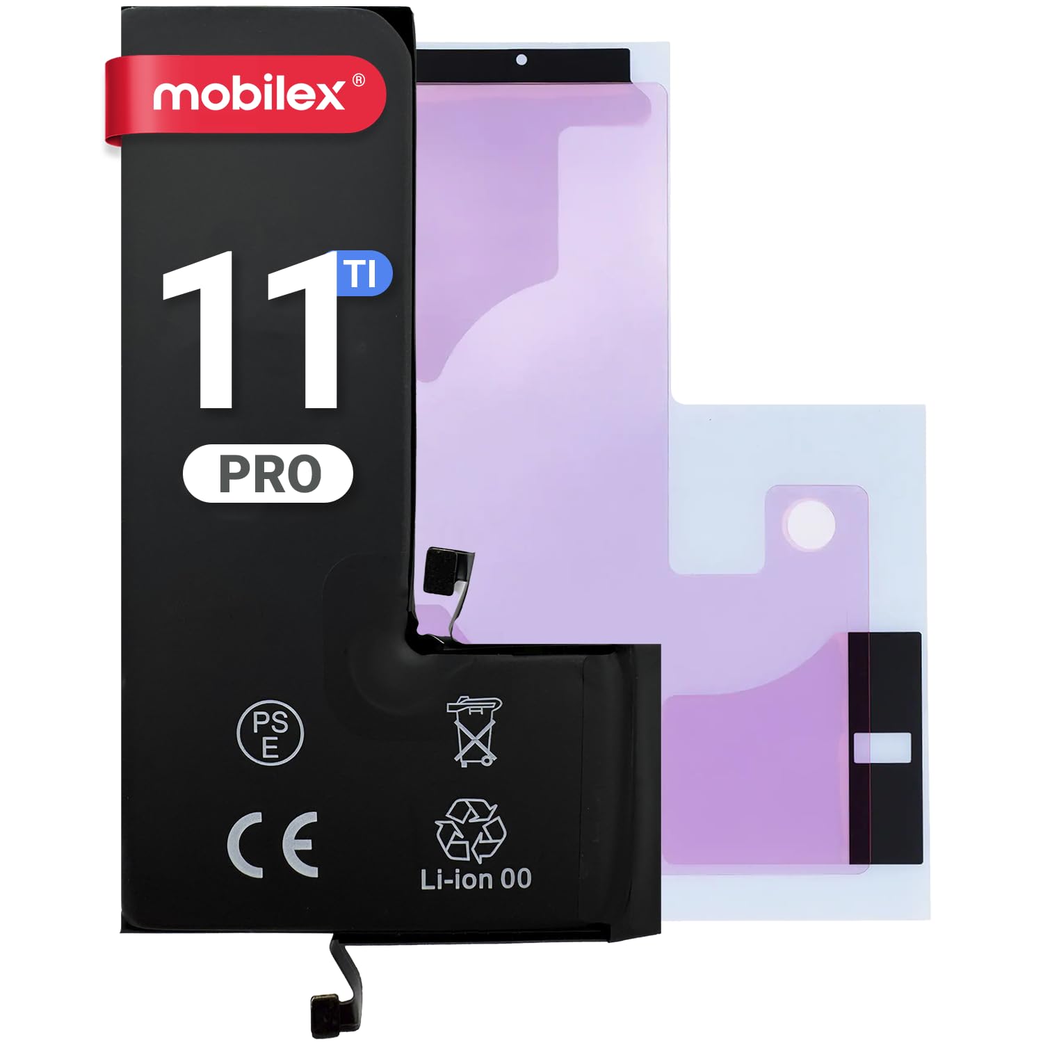 MOBILEX® Batería para iPhone 11 Pro | Chip TI | 3300mAh - OEM | Interna Repuesto con Adhesivo | Alta Capacidad