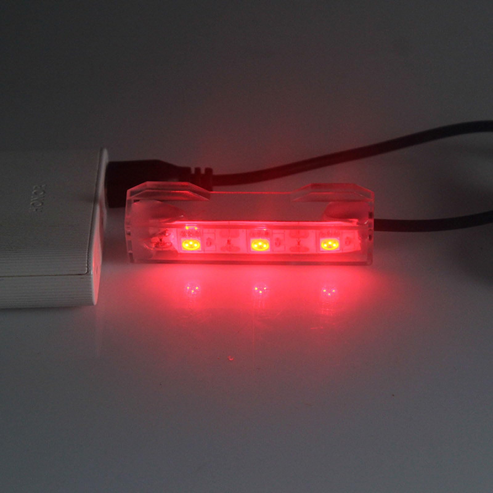 Flylin Lampa do akwarium, 4 szt., 5 V, USB, dekoracyjna lampa oświetleniowa LED, do akwarium, na biurko, akwarium do wewnątrz, do ogrodu wodnego (kolorowa)