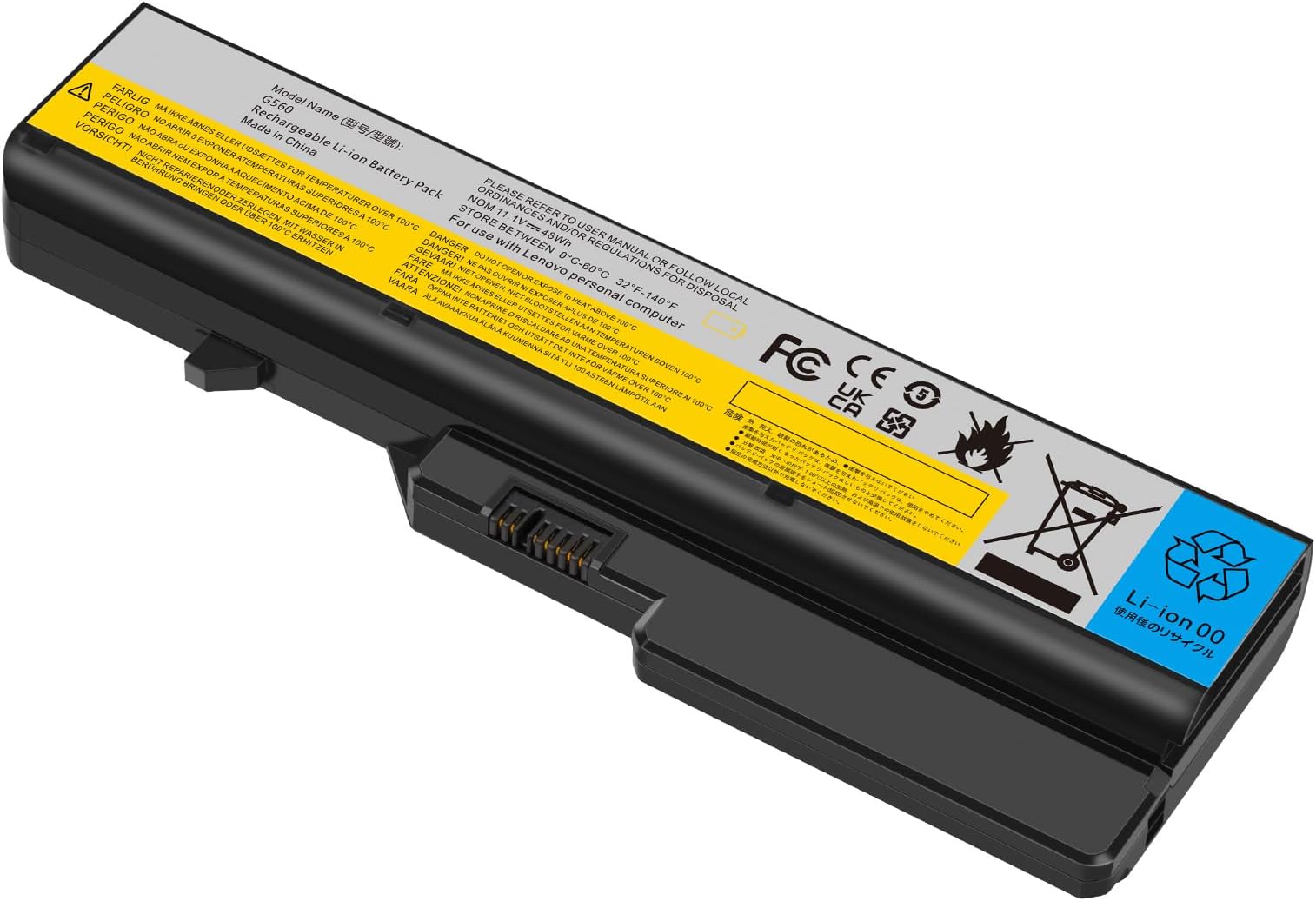 Laptop Battery for Lenovo G460 G465 G470 G475 G560 G565 G570 B470 B570 IdeaPad V360 V370 V470 V570 Z370 Z460 Z465 Z470 Z475 Z560 Z570 Z575 L09S6Y02 L08S6Y21 L09C6Y02 L09L6Y02 L09M6Y02