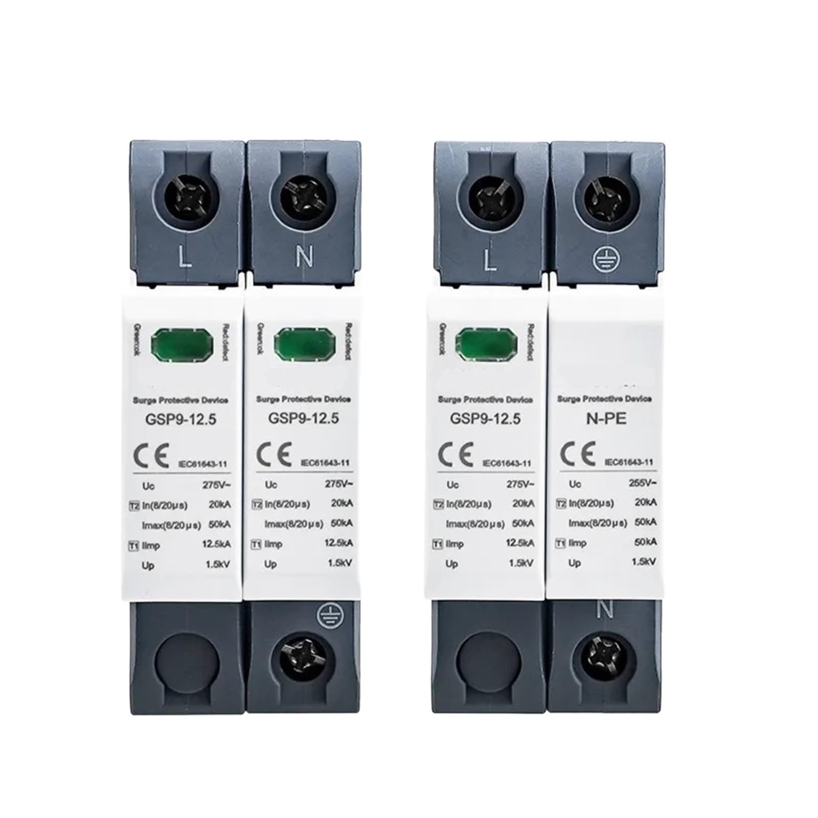 Parasurtenseur GSP9 12,5KA protège votre tableau électrique 275VAC sur rail DIN