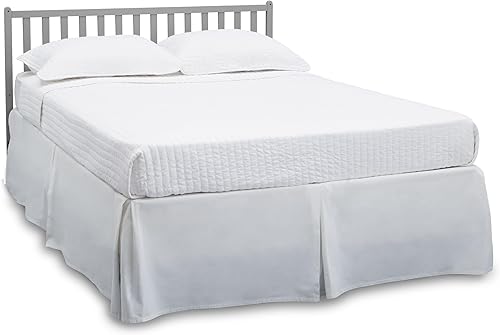 Miniatura 90 de Delta Children Heartland - Cuna convertible 4 en 1, color gris + Delta Children Twinkle Galaxy - Colchón de doble cara con núcleo de fibra reciclada