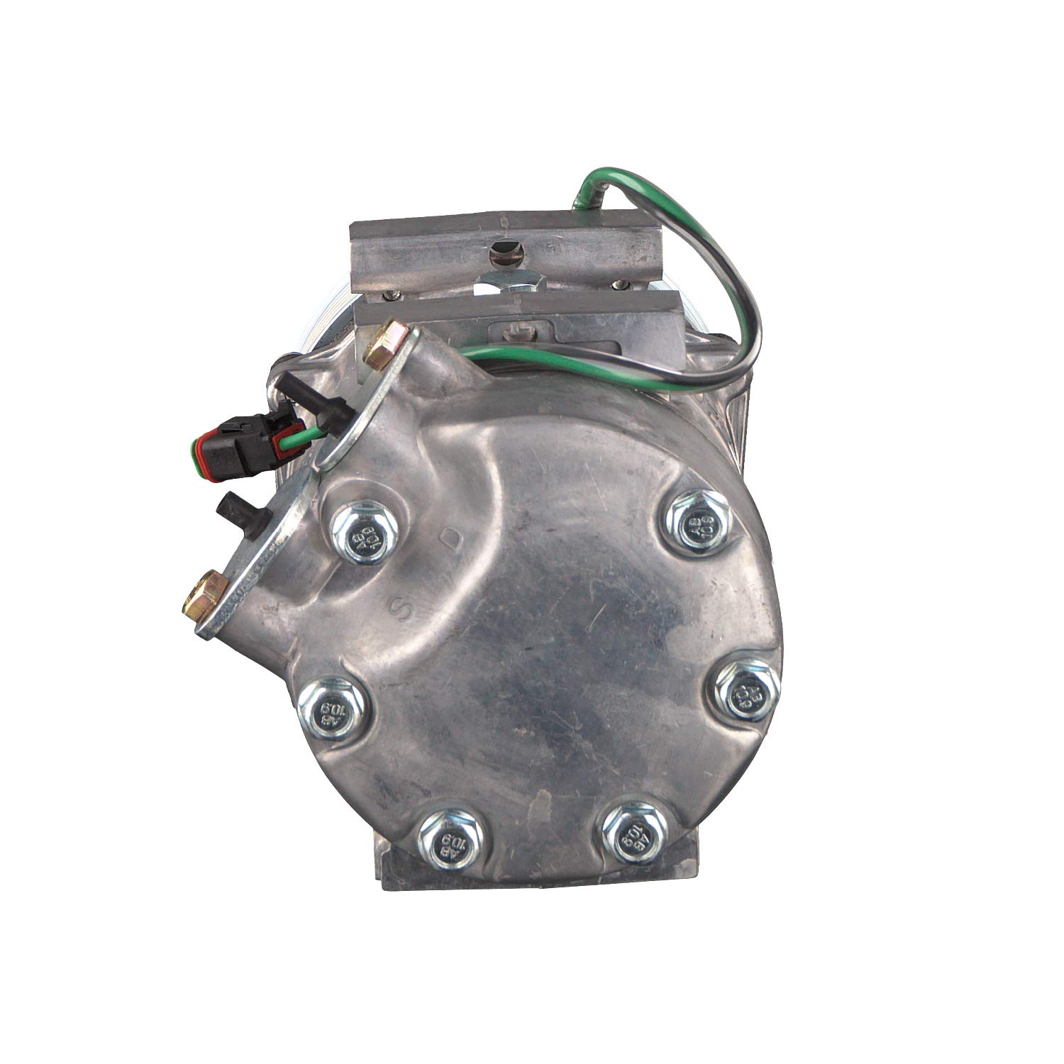 Febi Bilstein 35393 Compressore Aria Condizionata - Per Volvo, 24V, Con Puleggia 132mm - Foto 7